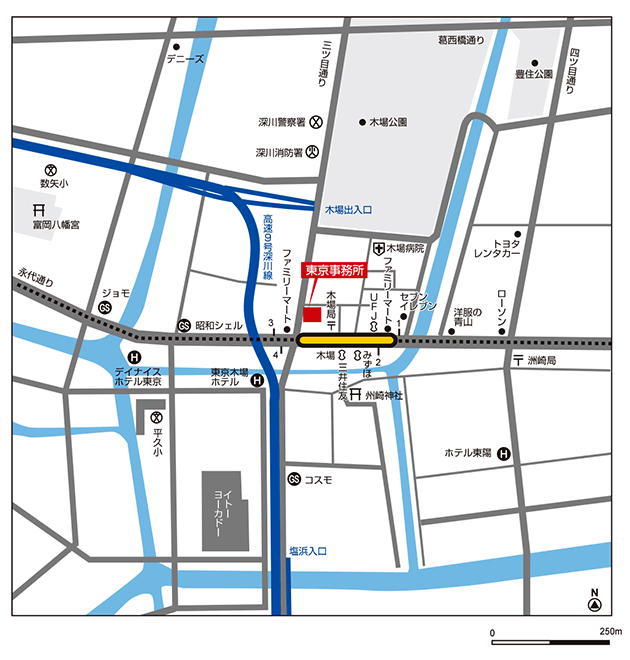 東京事務所 Map Toa株式会社