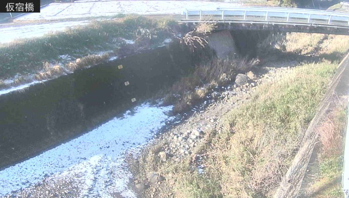 「平川 （仮宿橋）」のカメラ映像の画面